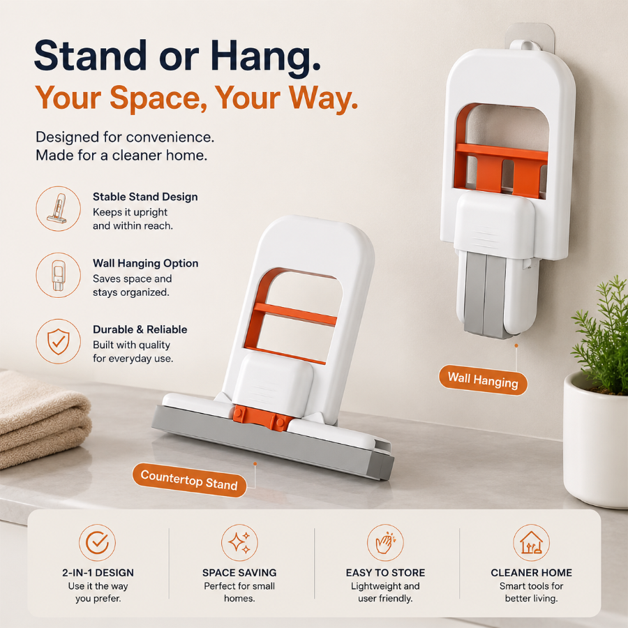 Small Foldable Desktop Mop