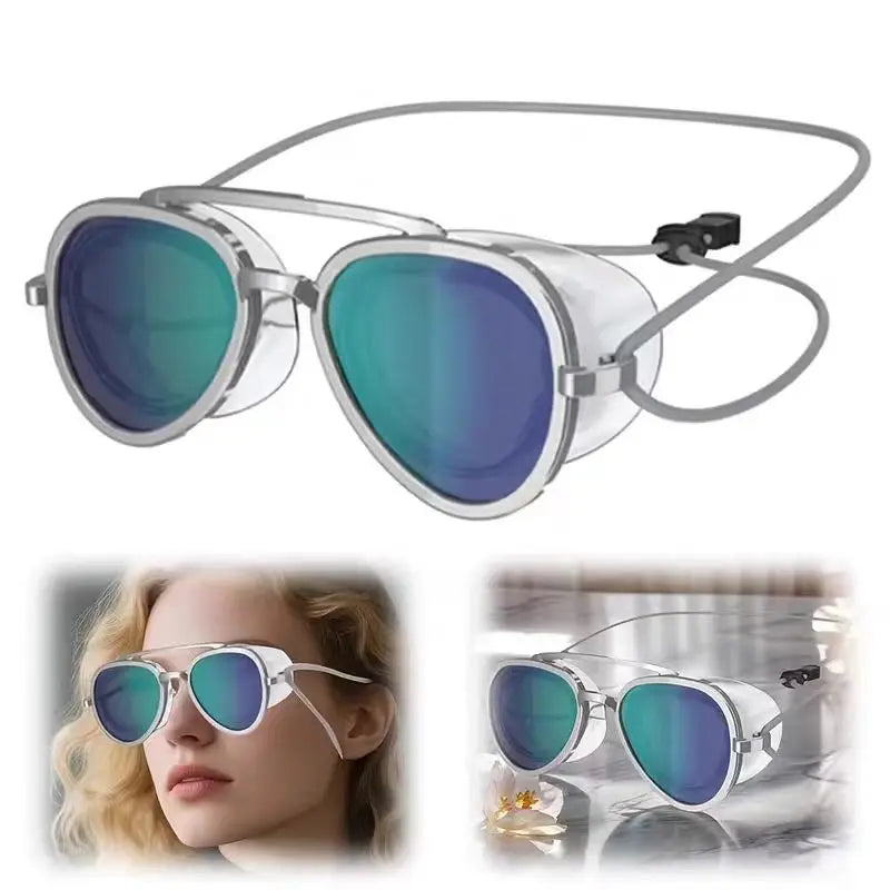 2-in-1 Full View Anti Fog Swimming Goggles&adult Sun Goggles Multifunctional Outdoor Sun Protection Swimming Goggles Accessories