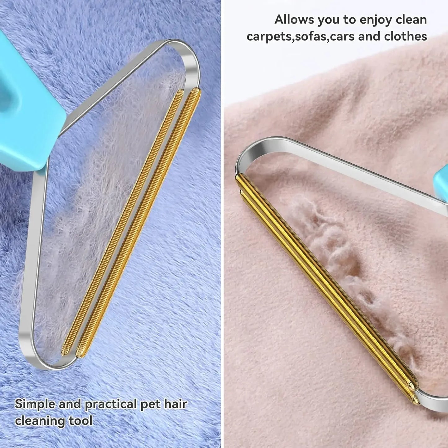 Pet Hair Remover, Dog and Cat Hair Remover, Wool Hair Remover, Carpet Rake for Pet Hair Removal, Carpet Rake, Pile Brush, Hand S